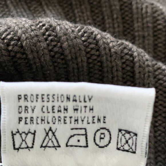 Vintage Carlisle Floral Embroidered Silk-Cashmere Turtleneck Sweater S #83B - Picture 9 of 9